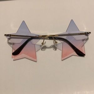 ombré star sunglasses